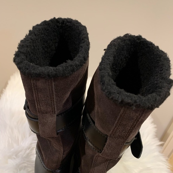 New COACH Women’s Zena pull on Mid calf Boots size 8B - Picture 9 of 14